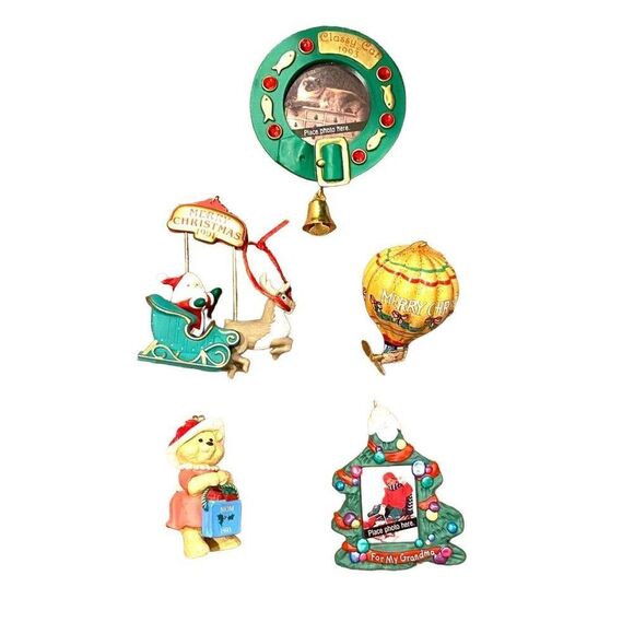 Vintage Hallmark Ornament Lot Set of 5 Bundle - Picture 9 of 10